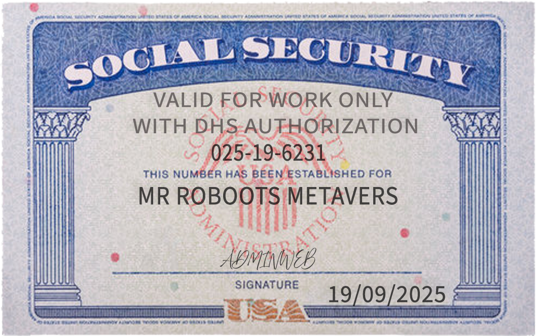 SSN Card Front